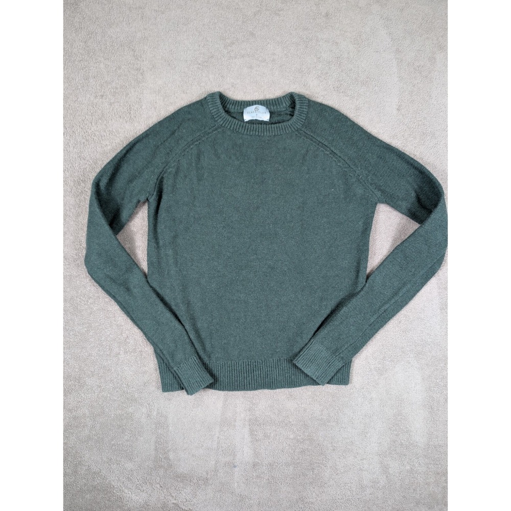 Class/ Club Youth Boys Sweater Size 8 Green 100% Cotton